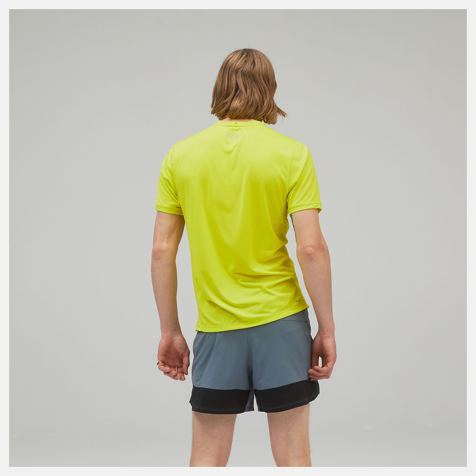Impact Run Short Sleeve | New Balance Clothing Sulpher Yellow - Men
