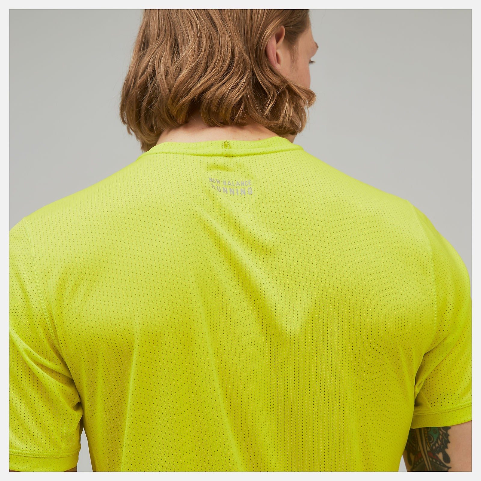Impact Run Short Sleeve | New Balance Clothing Sulpher Yellow - Men