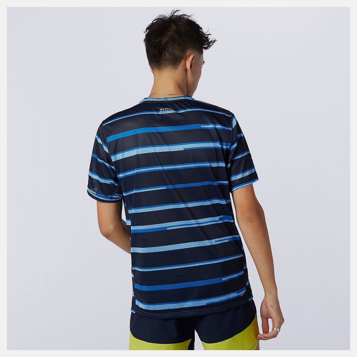 Printed Impact Run Short Sleeve | New Balance Clothing Helium - Men