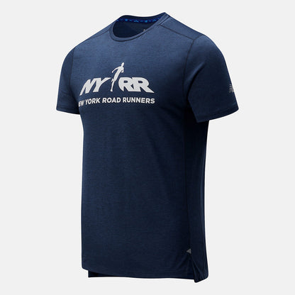 RFL Printed Impact Run Short Sleeve | New Balance Clothing Eclipse - Men