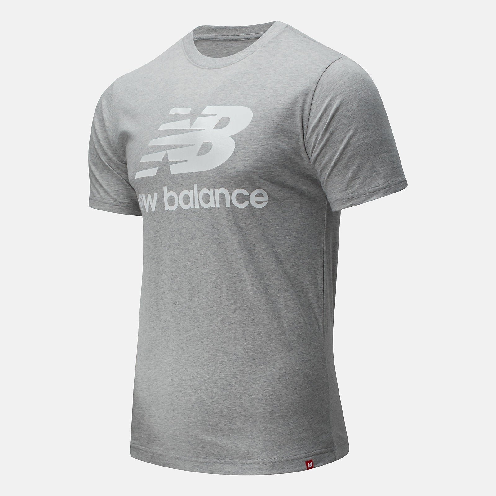 Essentials Stacked Logo Tee | New Balance Clothing Athletic Grey - Men