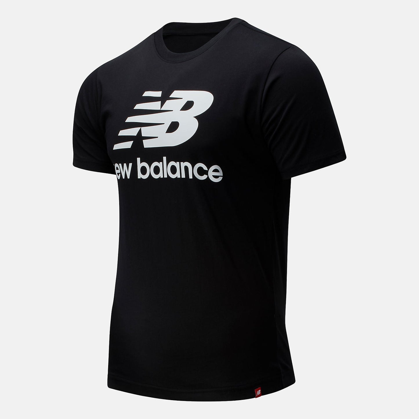Essentials Stacked Logo Tee | New Balance Clothing Black - Men