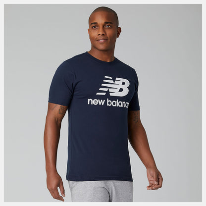 Essentials Stacked Logo Tee | New Balance Clothing Eclipse - Men