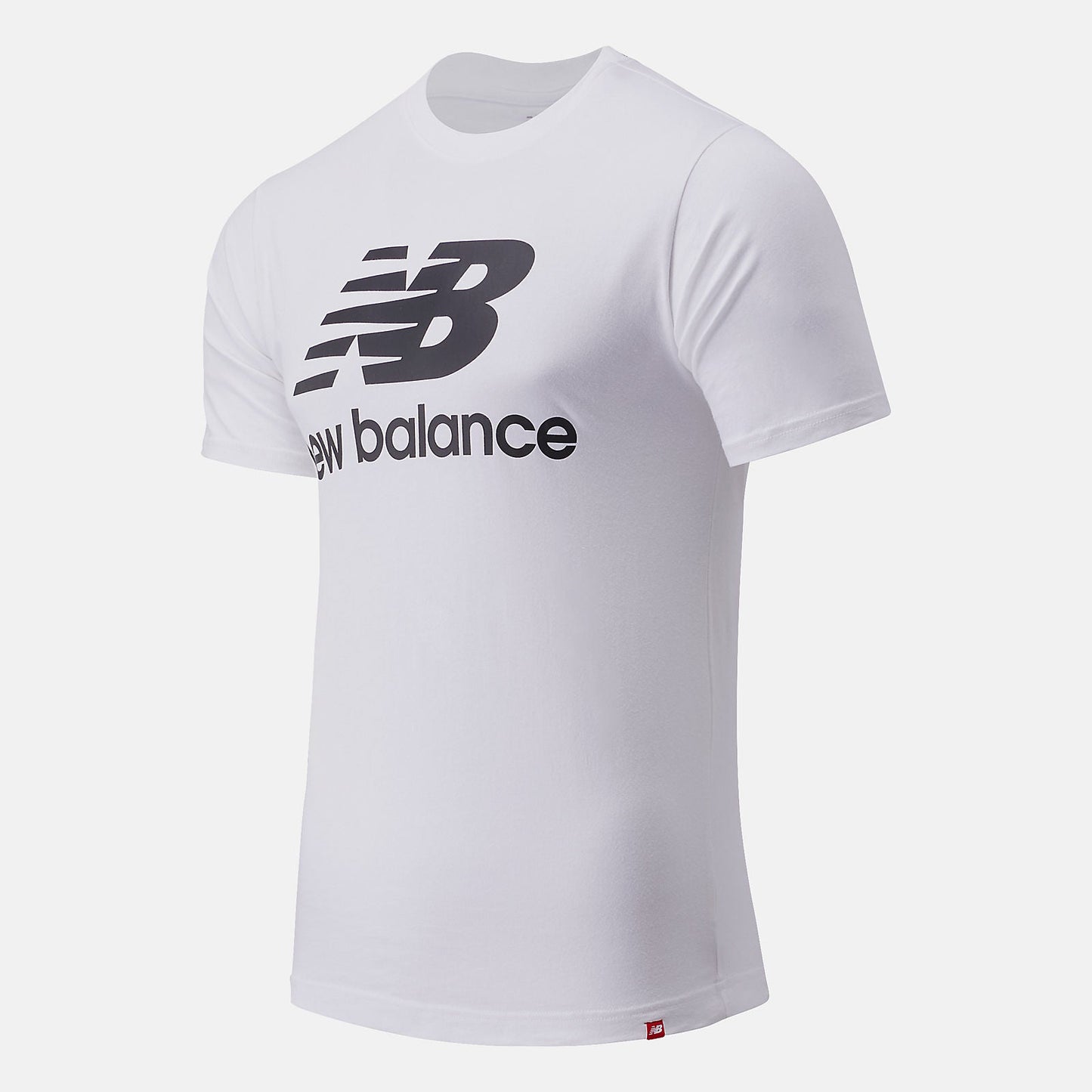Essentials Stacked Logo Tee | New Balance Clothing White - Men