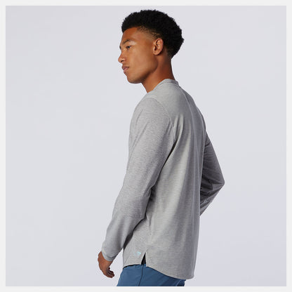 Fortitech Henley | New Balance Clothing Athletic Grey - Men