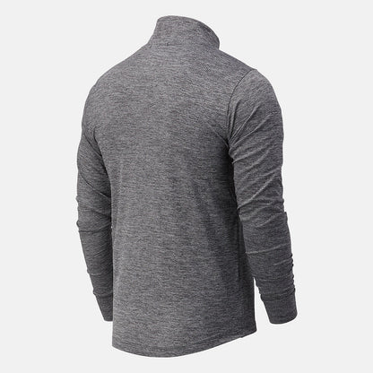NYC Marathon Fortitech Quarter Zip | New Balance Clothing Black Heather - Men