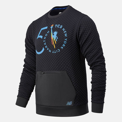 NYC Marathon NB Heat Loft Crew | New Balance Clothing Black - Men