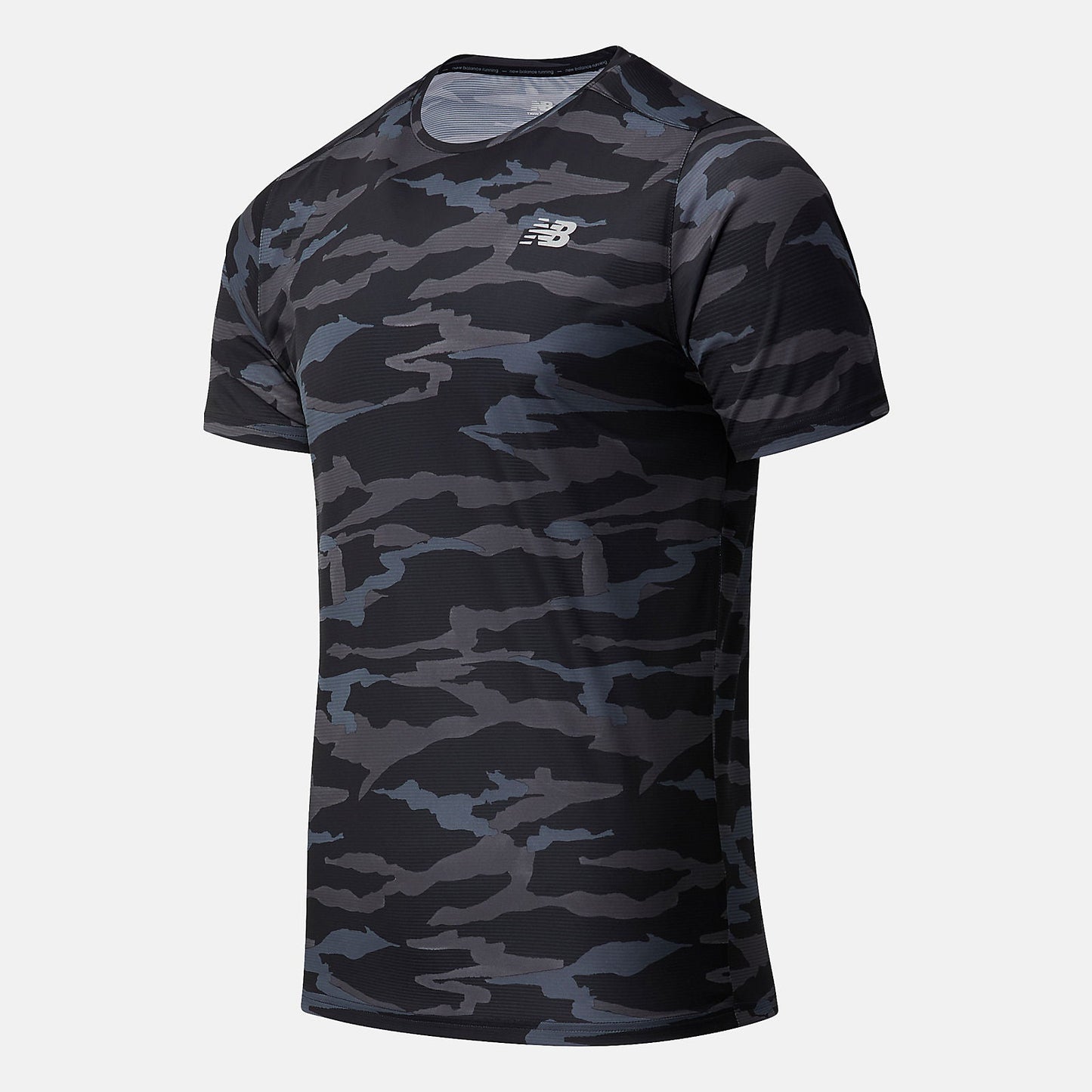 Printed Accelerate Short Sleeve | New Balance Clothing Black Camo - Men