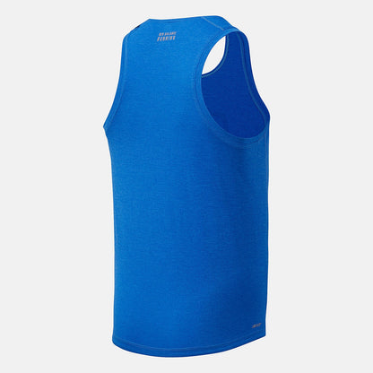 NYC Marathon Impact Run Singlet | New Balance Clothing Faded Cobalt - Men