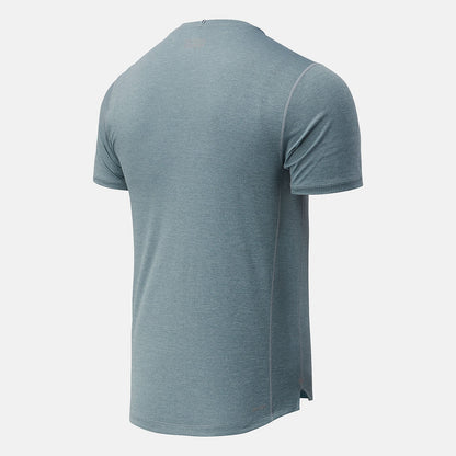 NYC Marathon Impact Run Short Sleeve | New Balance Clothing Light Slate - Men