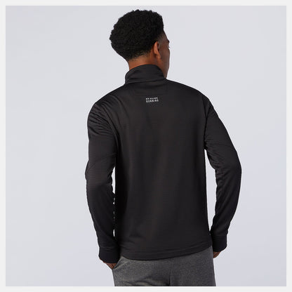 NB Heat Grid Half Zip | New Balance Clothing Black - Men