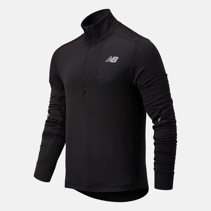 NB Heat Grid Half Zip | New Balance Clothing Black - Men