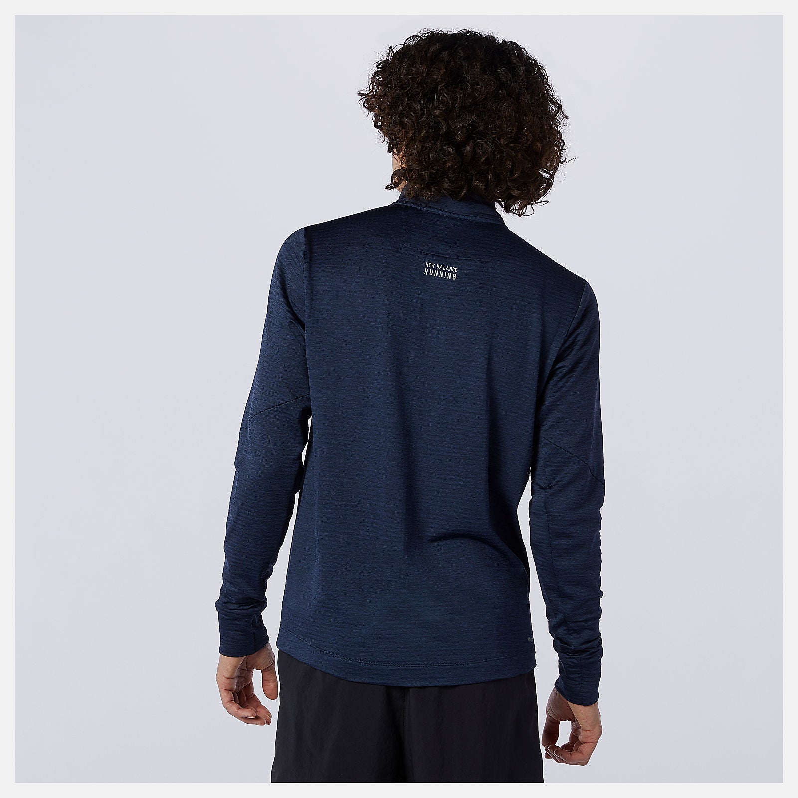 NB Heat Grid Half Zip | New Balance Clothing Eclipse Heather - Men