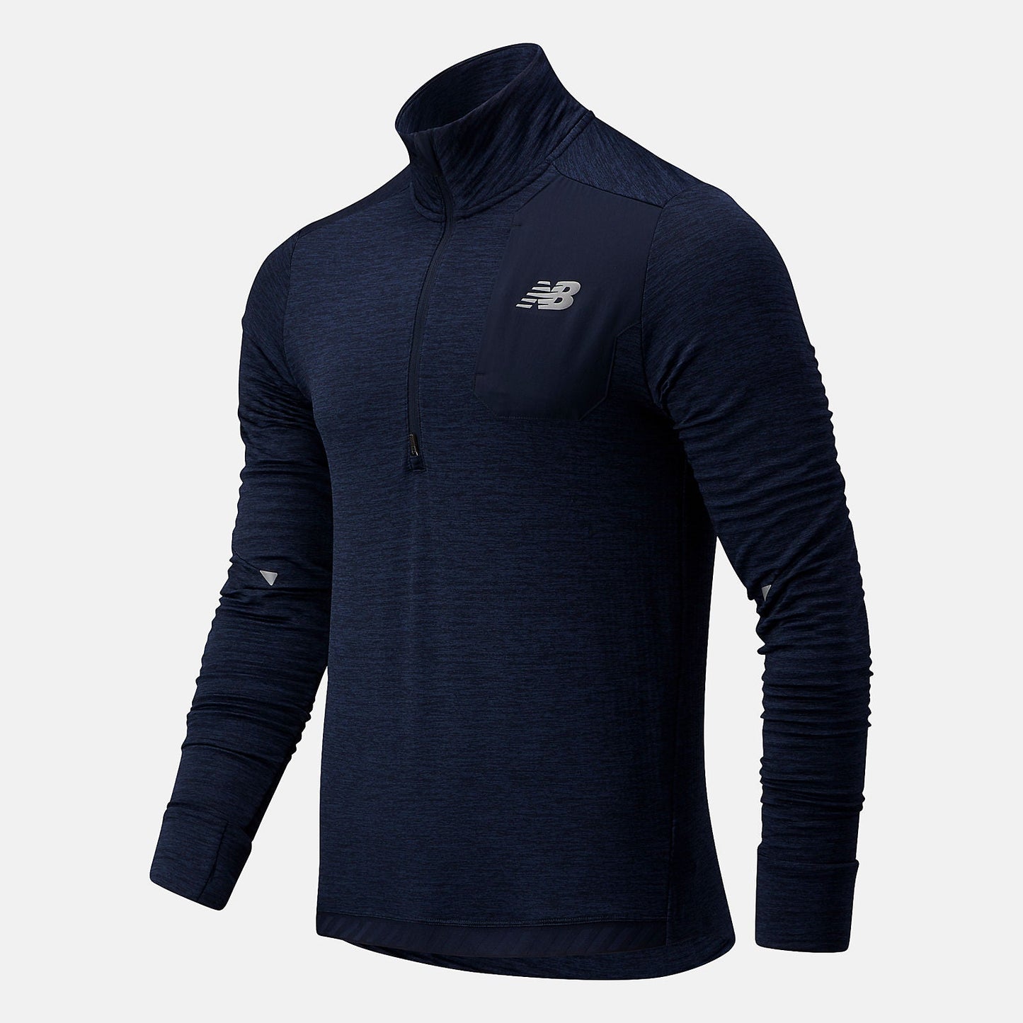 NB Heat Grid Half Zip | New Balance Clothing Eclipse Heather - Men
