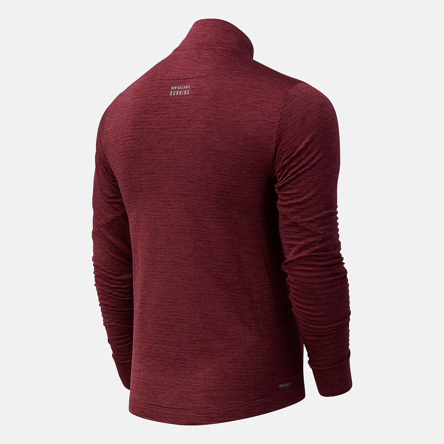 NB Heat Grid Half Zip | New Balance Clothing Light Burgundy - Men