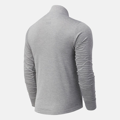 NYC Marathon Impact Run Grid Back Half Zip | New Balance Clothing Athletic Grey - Men