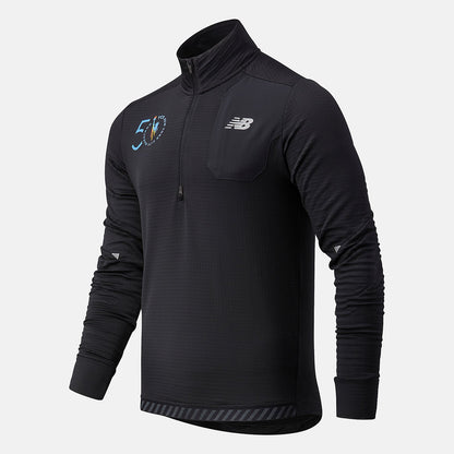 NYC Marathon Impact Run Grid Back Half Zip | New Balance Clothing Black - Men