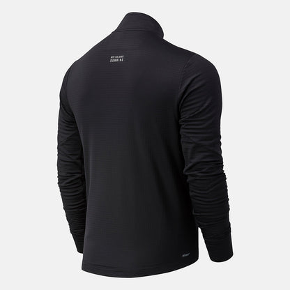 NYC Marathon Impact Run Grid Back Half Zip | New Balance Clothing Black - Men