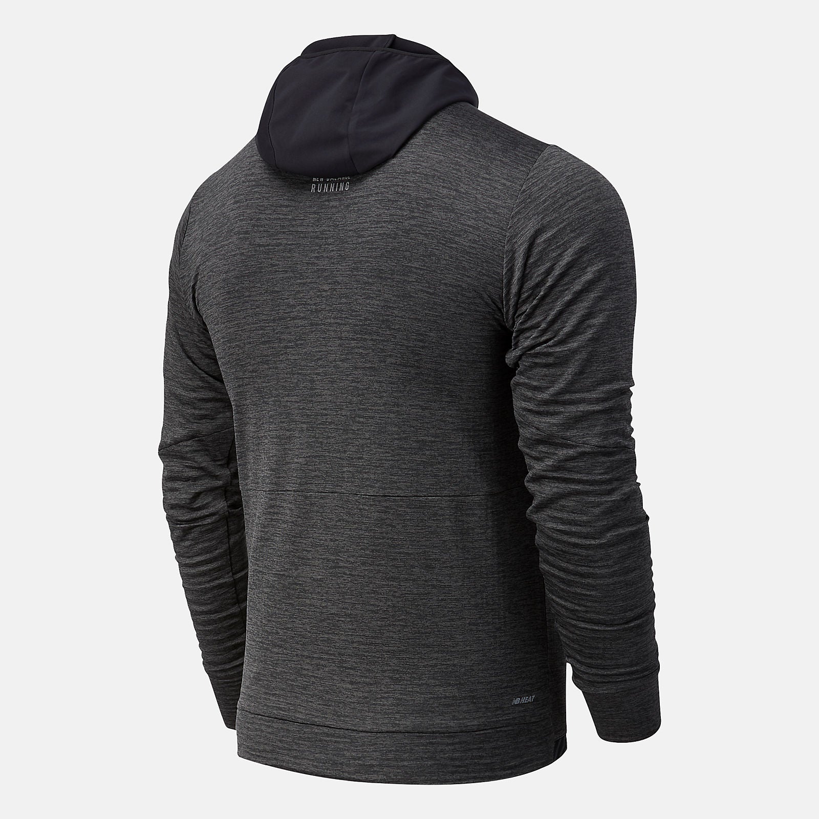 NYC Marathon Impact Run Grid Back Hoodie | New Balance Clothing Heather Charcoal - Men