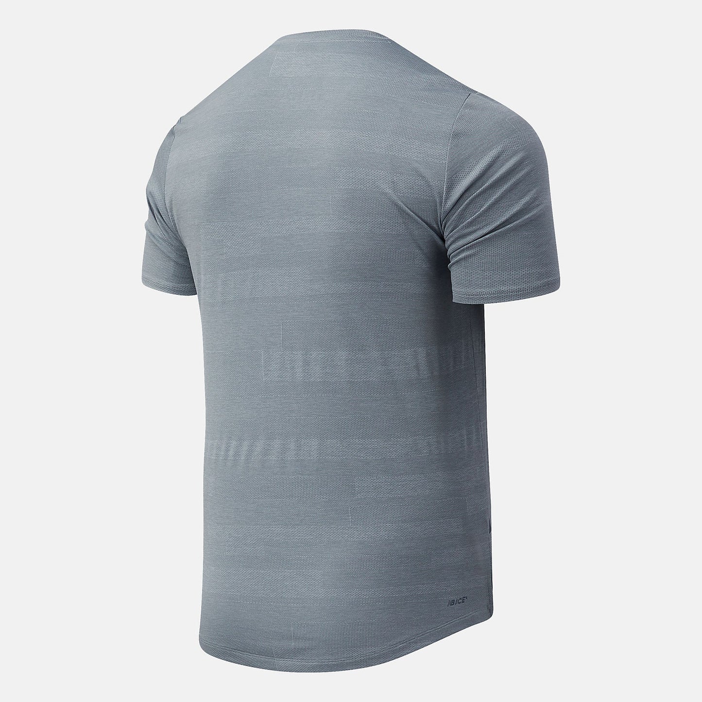 NYC Marathon Q Speed Fuel Jacquard Short Sleeve | New Balance Clothing Athletic Grey - Men