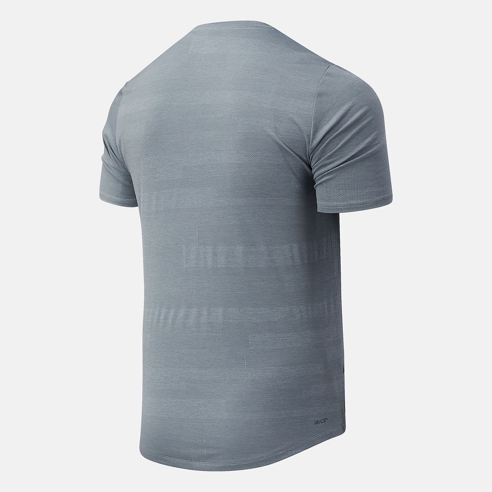 NYC Marathon Q Speed Fuel Jacquard Short Sleeve | New Balance Clothing Athletic Grey - Men