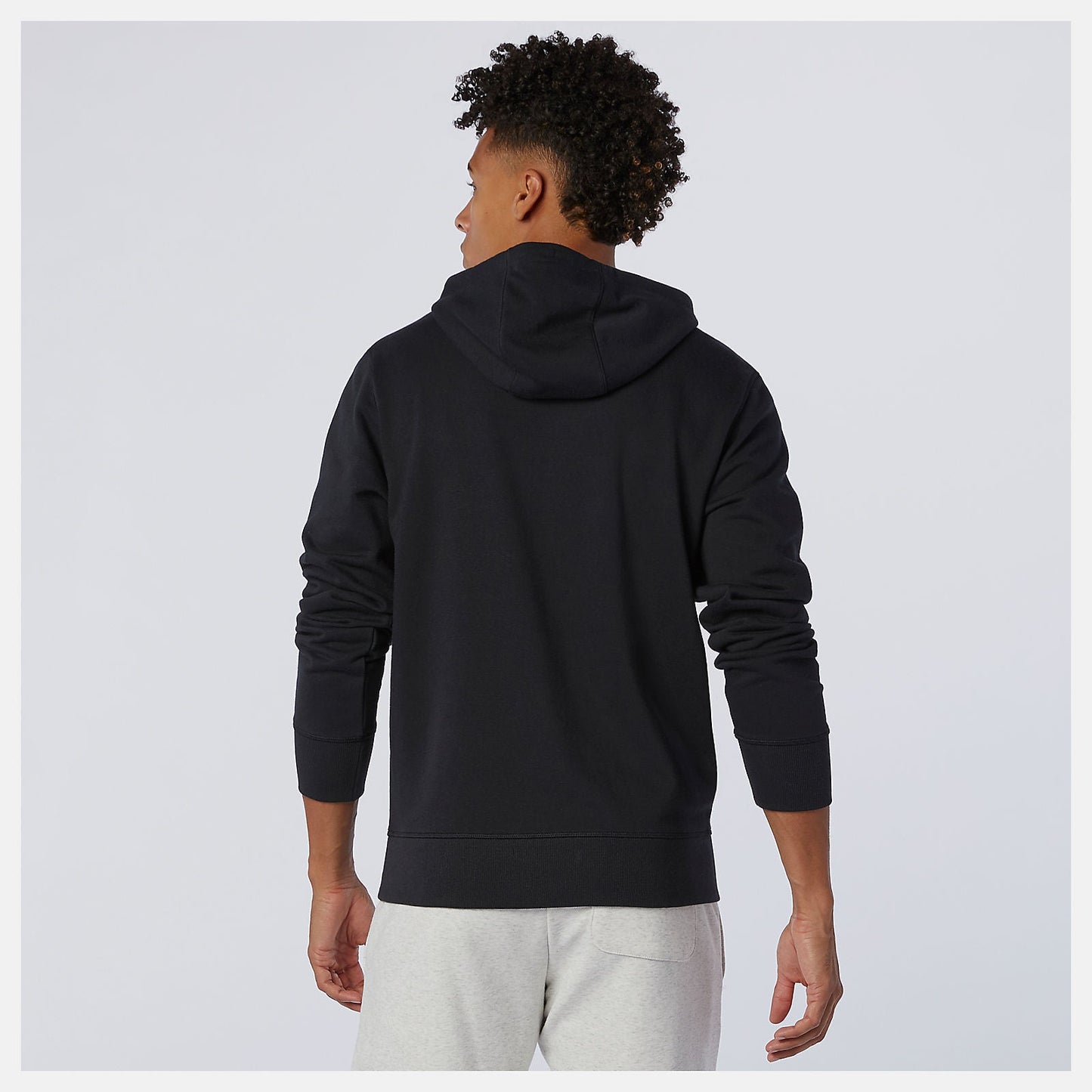 NB Essentials Stacked Logo Po Hoodie | New Balance Clothing Black - Men