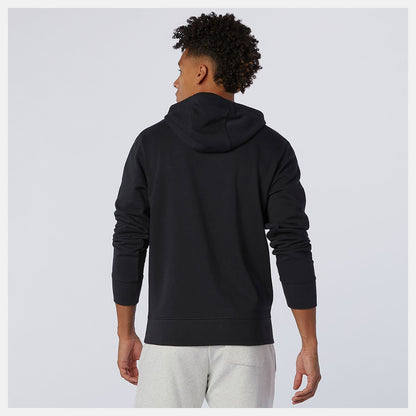 NB Essentials Stacked Logo Po Hoodie | New Balance Clothing Black - Men