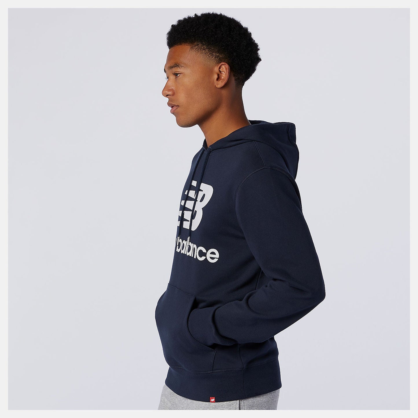 NB Essentials Stacked Logo Po Hoodie | New Balance Clothing Eclipse - Men