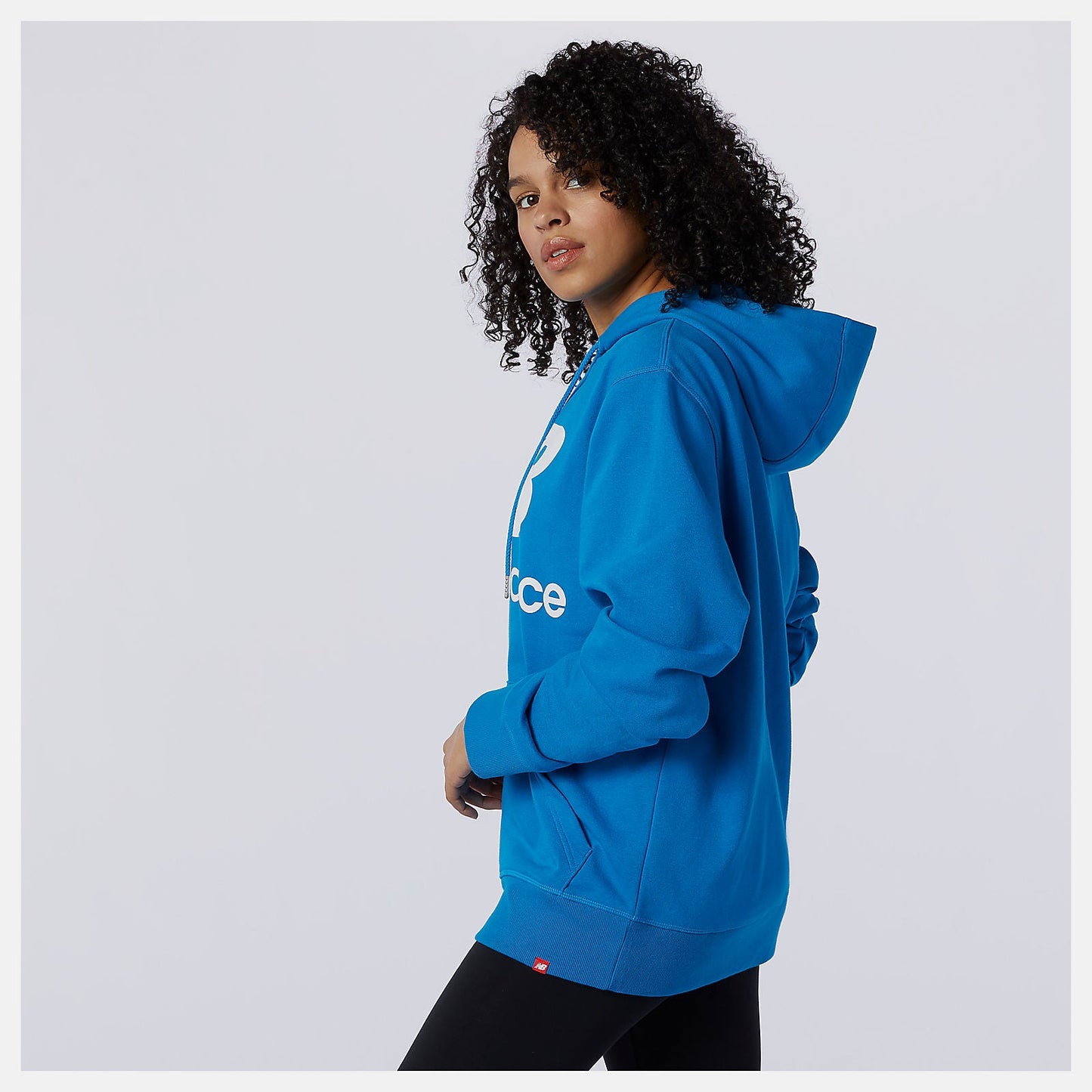 NB Essentials Stacked Logo Po Hoodie | New Balance Clothing Wave Blue - Men