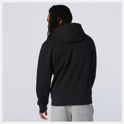 NYC Marathon Essentials Stacked Logo Po Hoodie | New Balance Clothing Black - Men