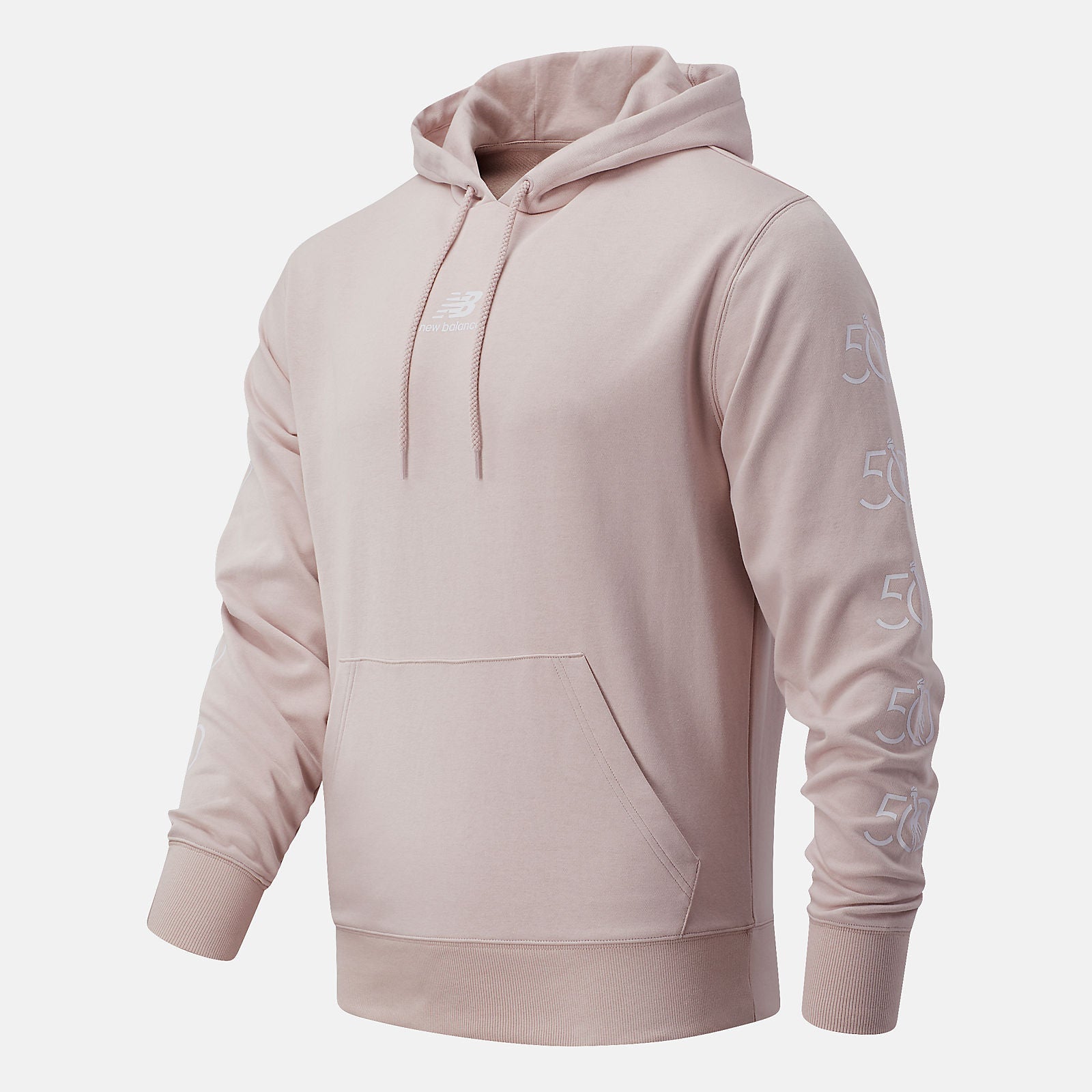 NYC Marathon Essentials Stack Pack Hoodie | New Balance Clothing Saturn Pink - Men