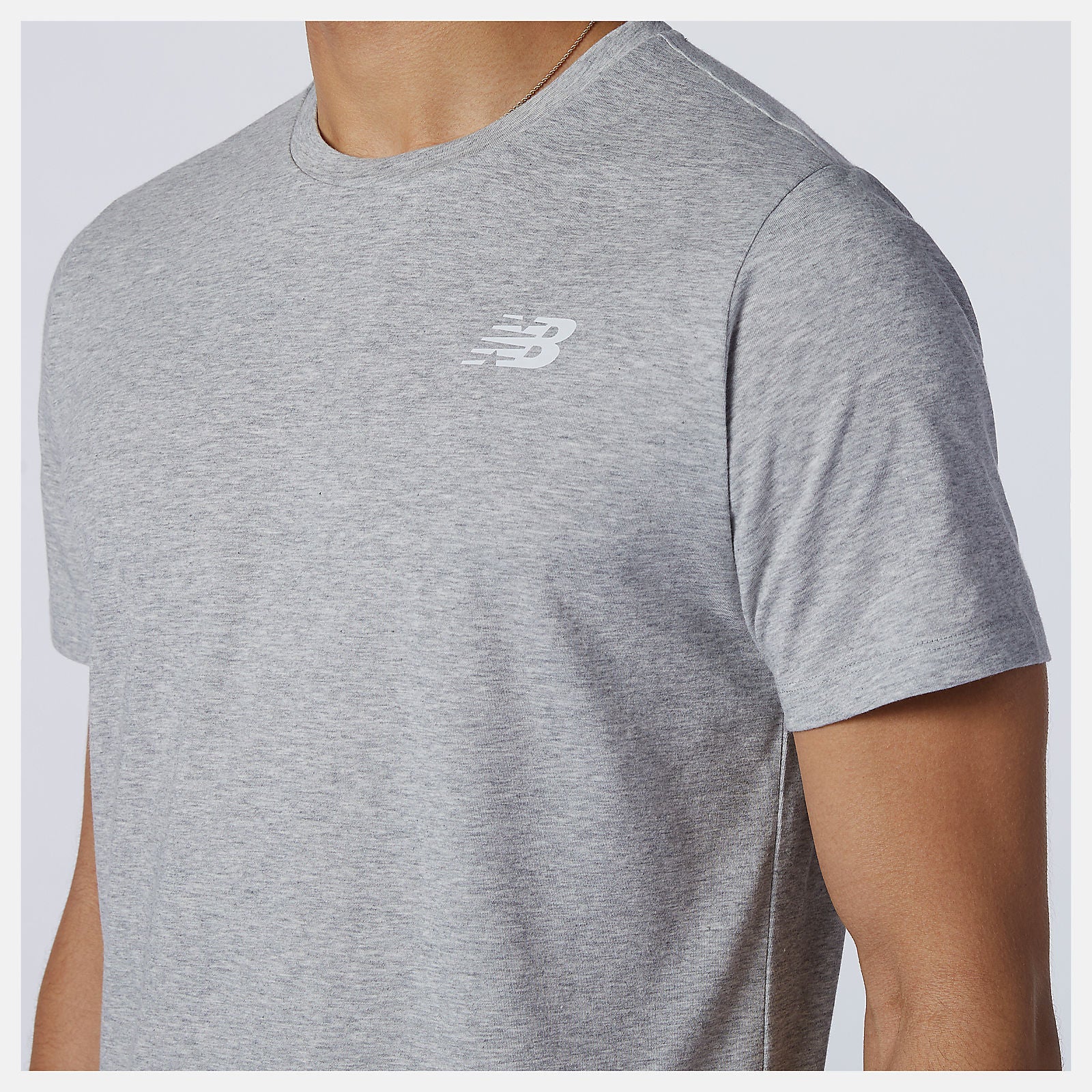 Heathertech Tee | New Balance Clothing Athletic Grey - Men