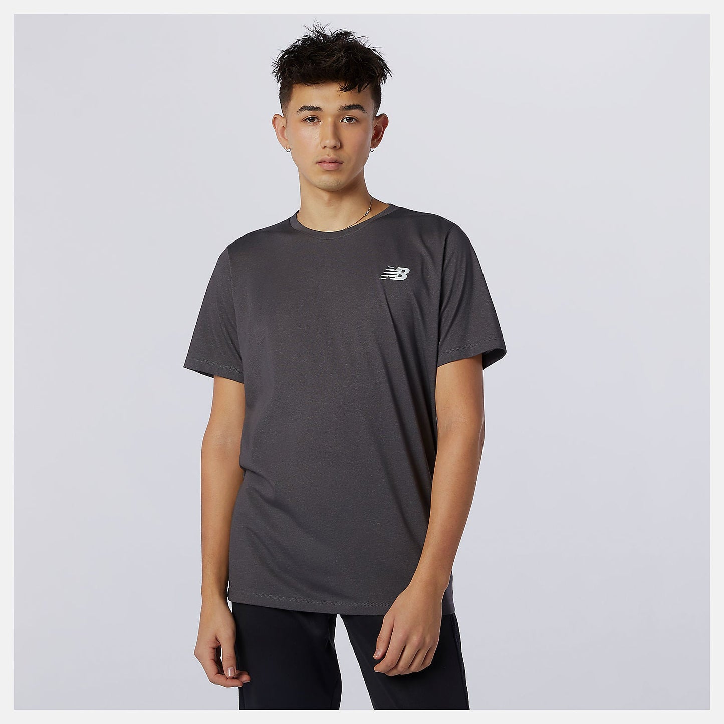 Heathertech Tee | New Balance Clothing Black Heather - Men
