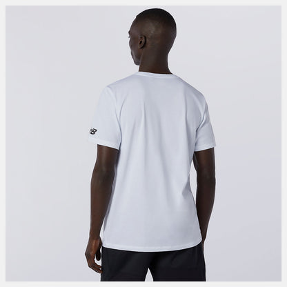 Graphic Heathertech Tee | New Balance Clothing White Multi - Men