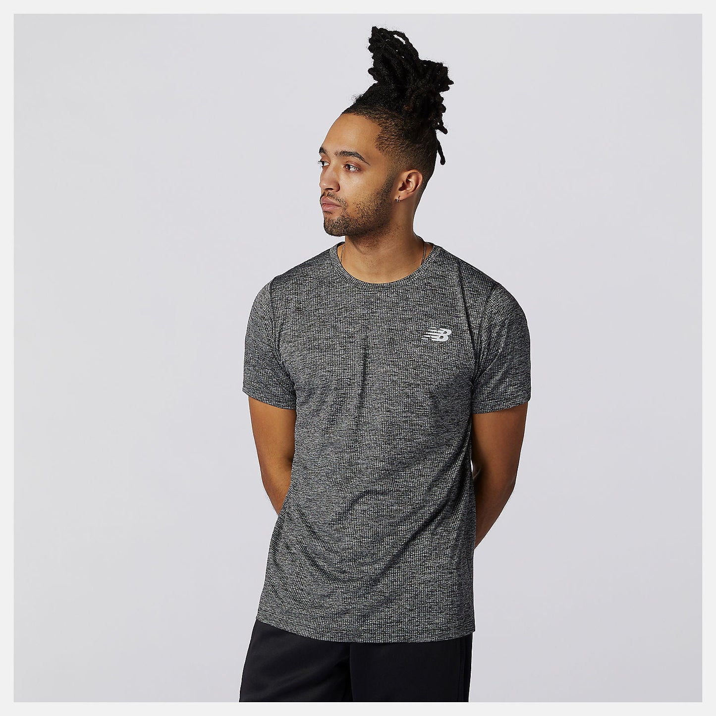 Tenacity Tee | New Balance Clothing Black Heather - Men