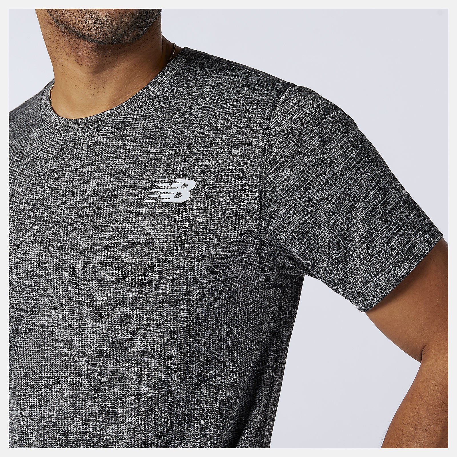 Tenacity Tee | New Balance Clothing Black Heather - Men