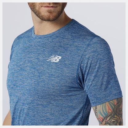 Tenacity Tee | New Balance Clothing Captain Blue - Men