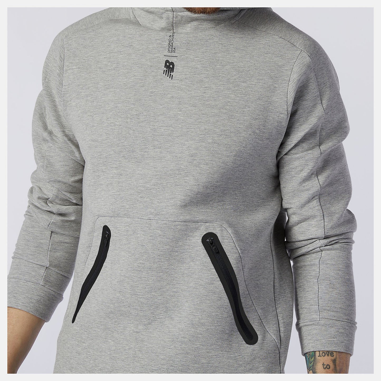 Fortitech Fleece Pullover | New Balance Clothing Athletic Grey - Men