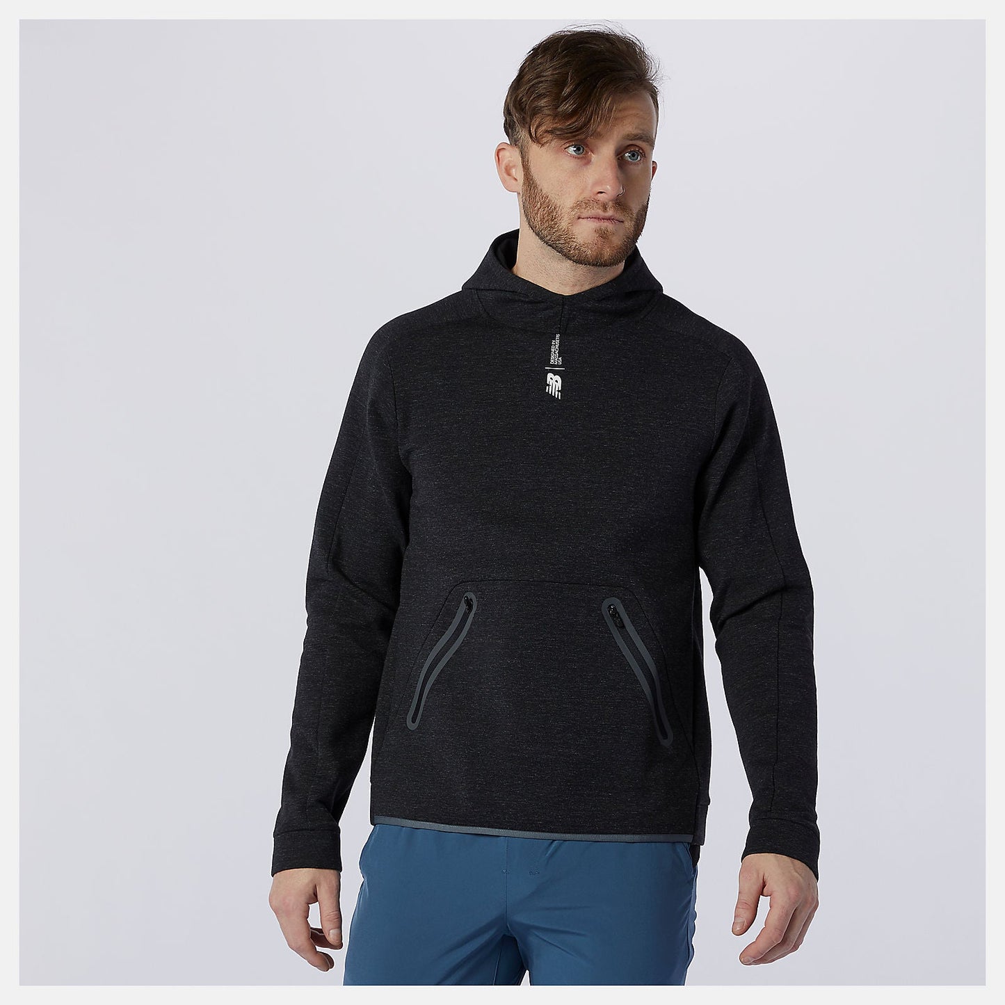 Fortitech Fleece Pullover | New Balance Clothing Black Heather - Men