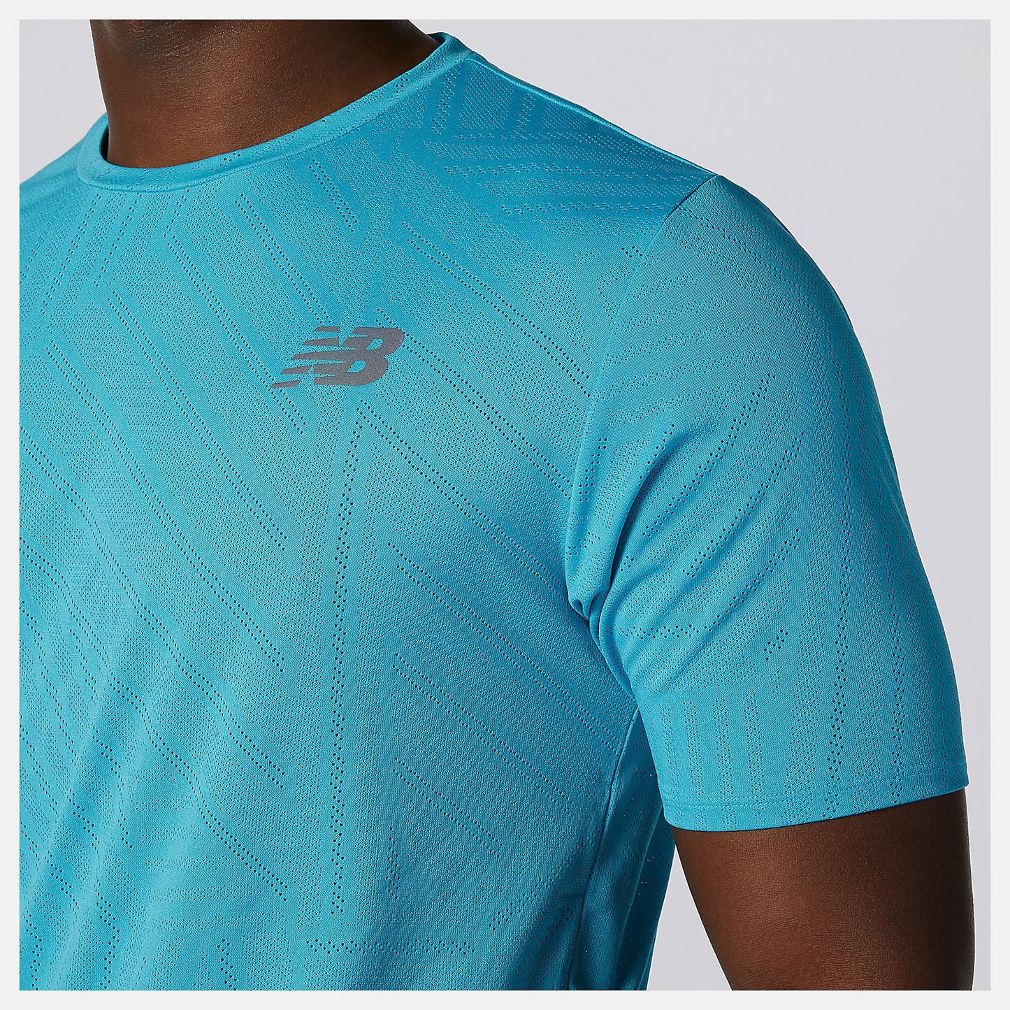 Q Speed Fuel Short Sleeve | New Balance Clothing Virtual Sky - Men