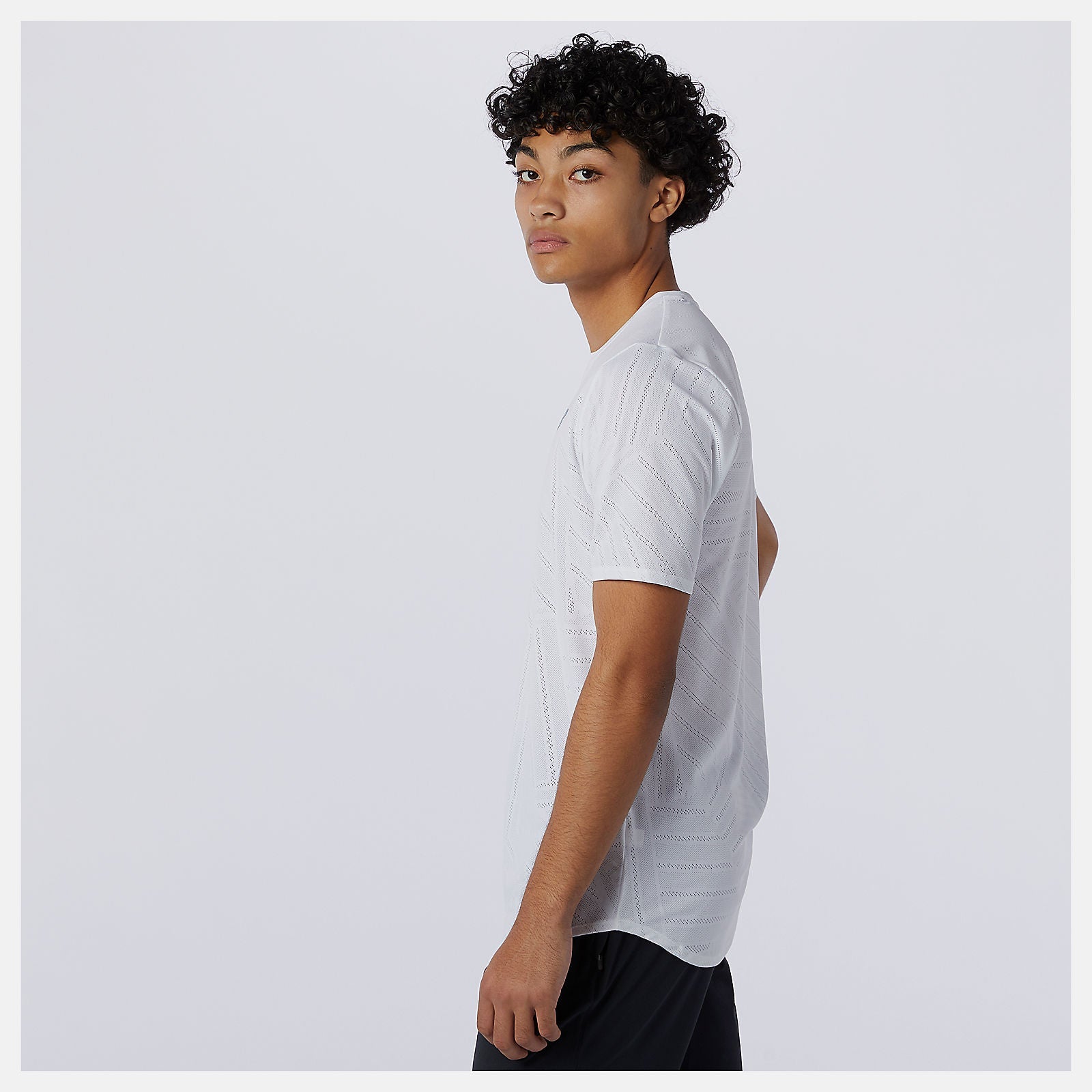 Q Speed Fuel Short Sleeve | New Balance Clothing White - Men