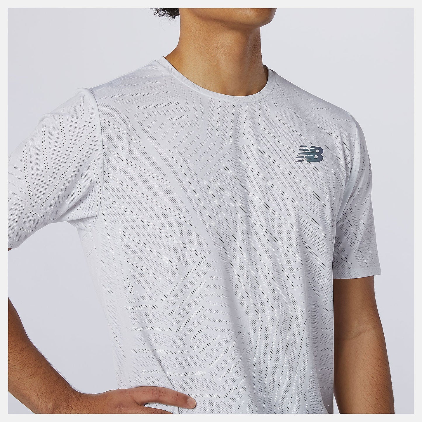 Q Speed Fuel Short Sleeve | New Balance Clothing White - Men