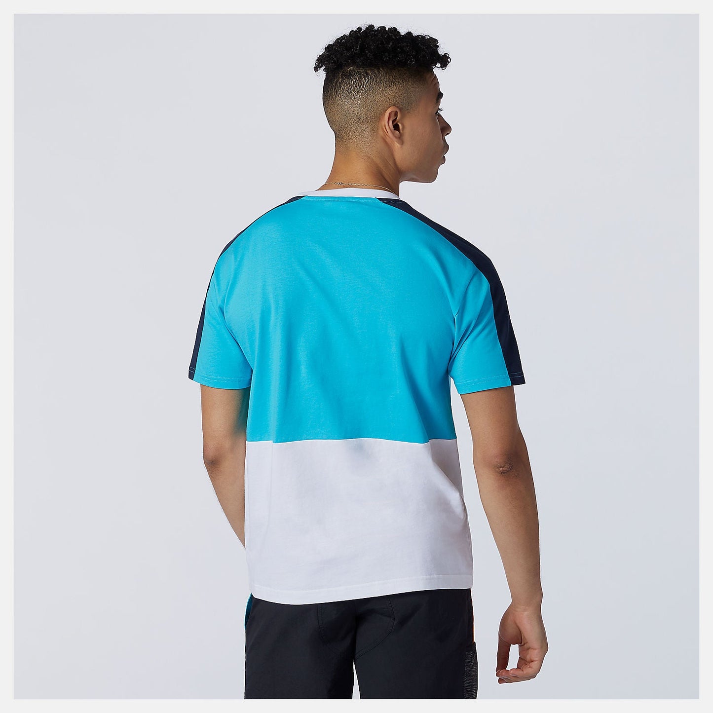 NB Athletics Color Block Tee | New Balance Clothing Virtual Sky - Men