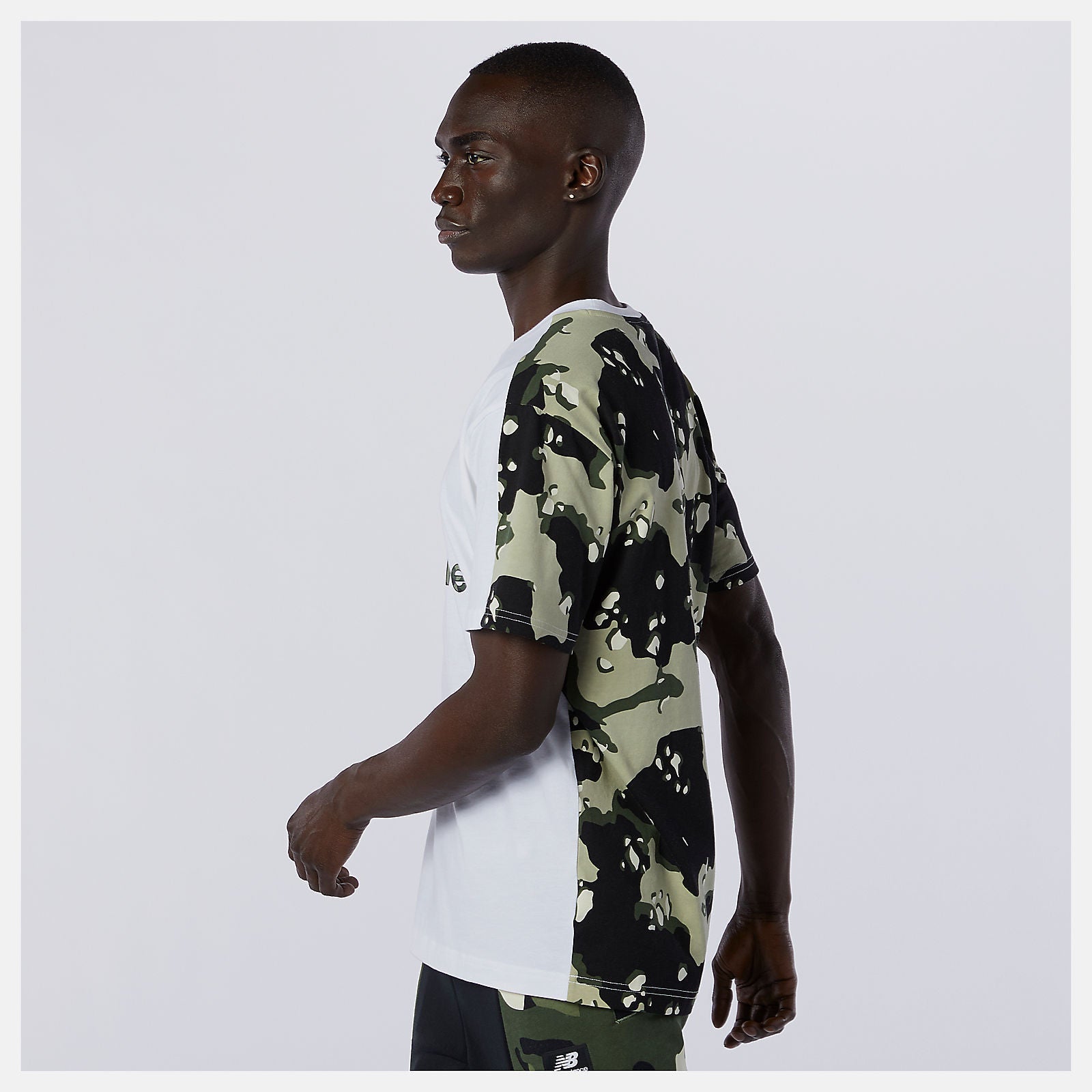 NB Essential Camo Tee | New Balance Clothing White Multi - Men