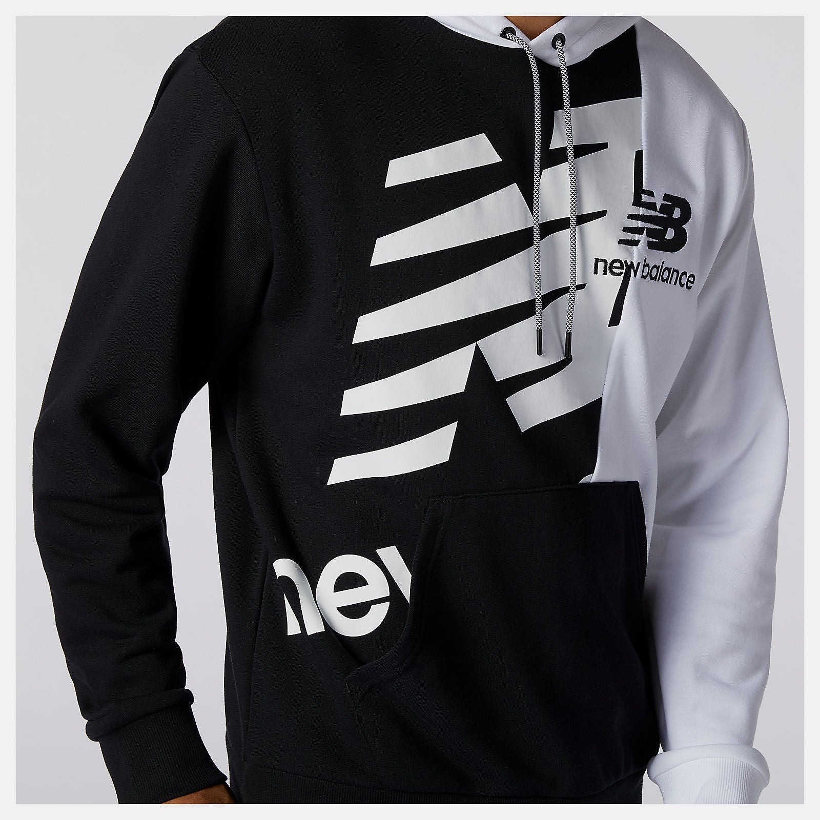 NB Athletics Splice Hoody | New Balance Clothing Black Multi - Men