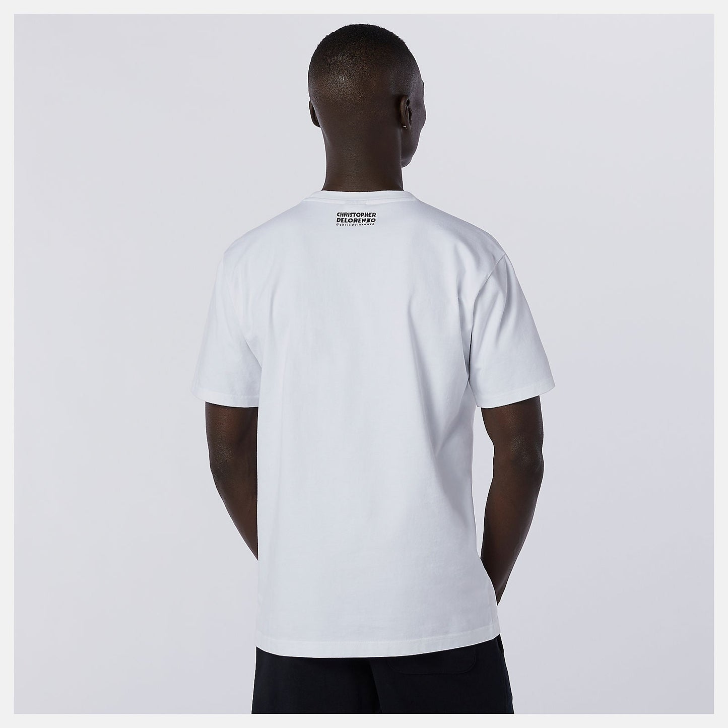 NB Athletics Delorenzo Shoe Tee | New Balance Clothing White - Men