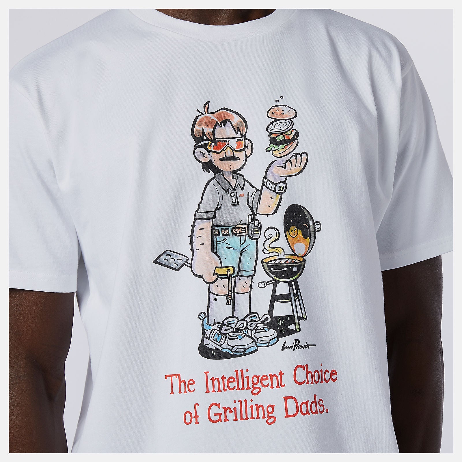 NB Athletics Levitzo Dad Tee | New Balance Clothing White - Men