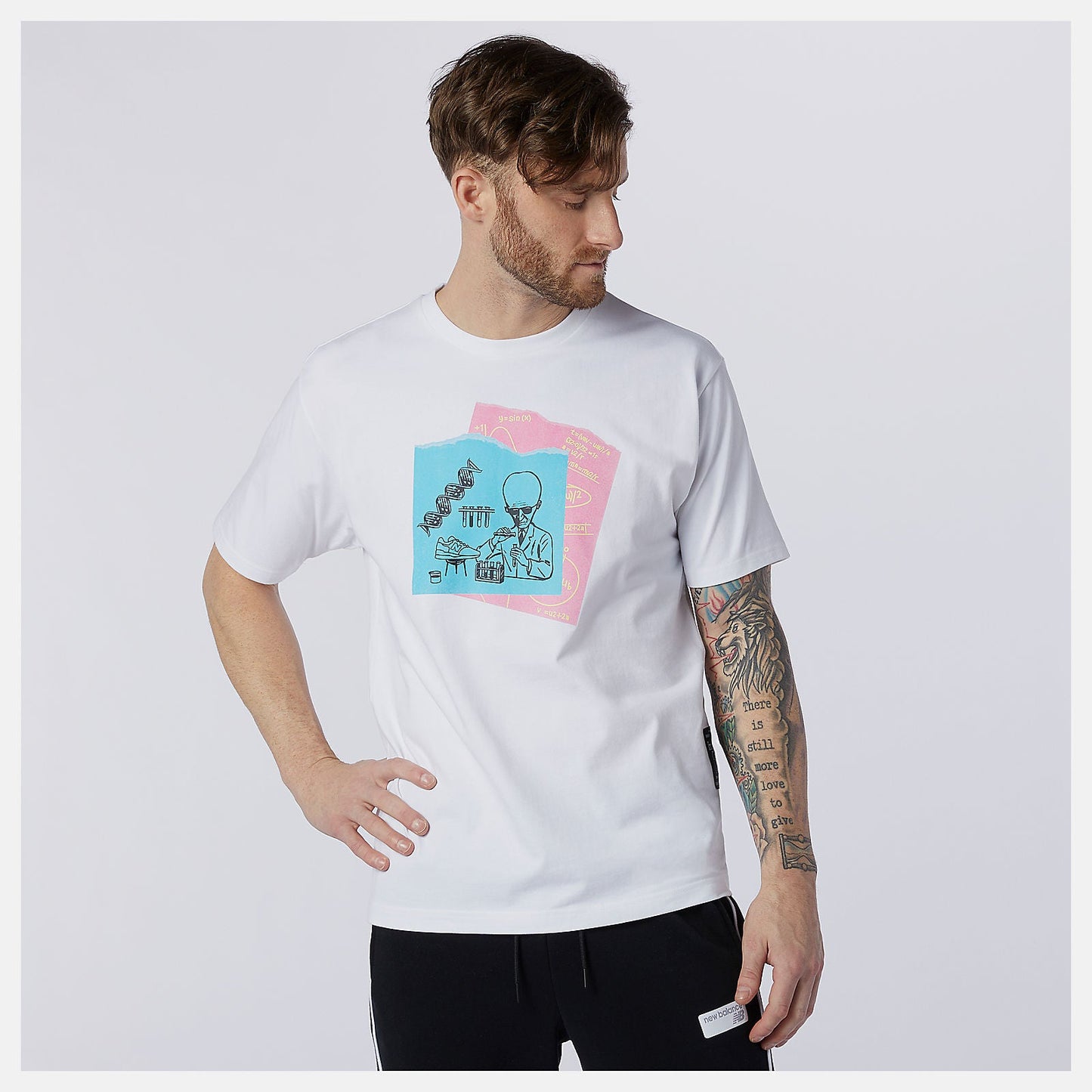 NB Athletics Evans Science Tee | New Balance Clothing White - Men