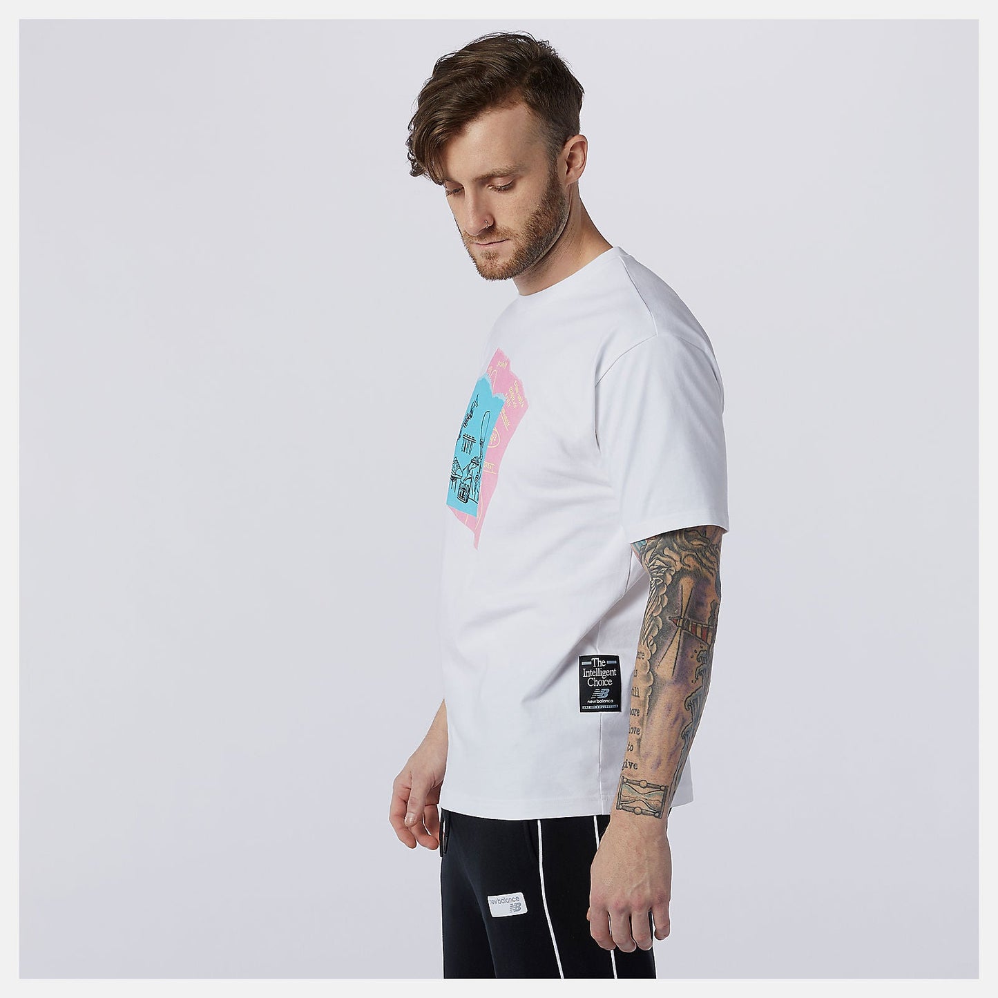 NB Athletics Evans Science Tee | New Balance Clothing White - Men