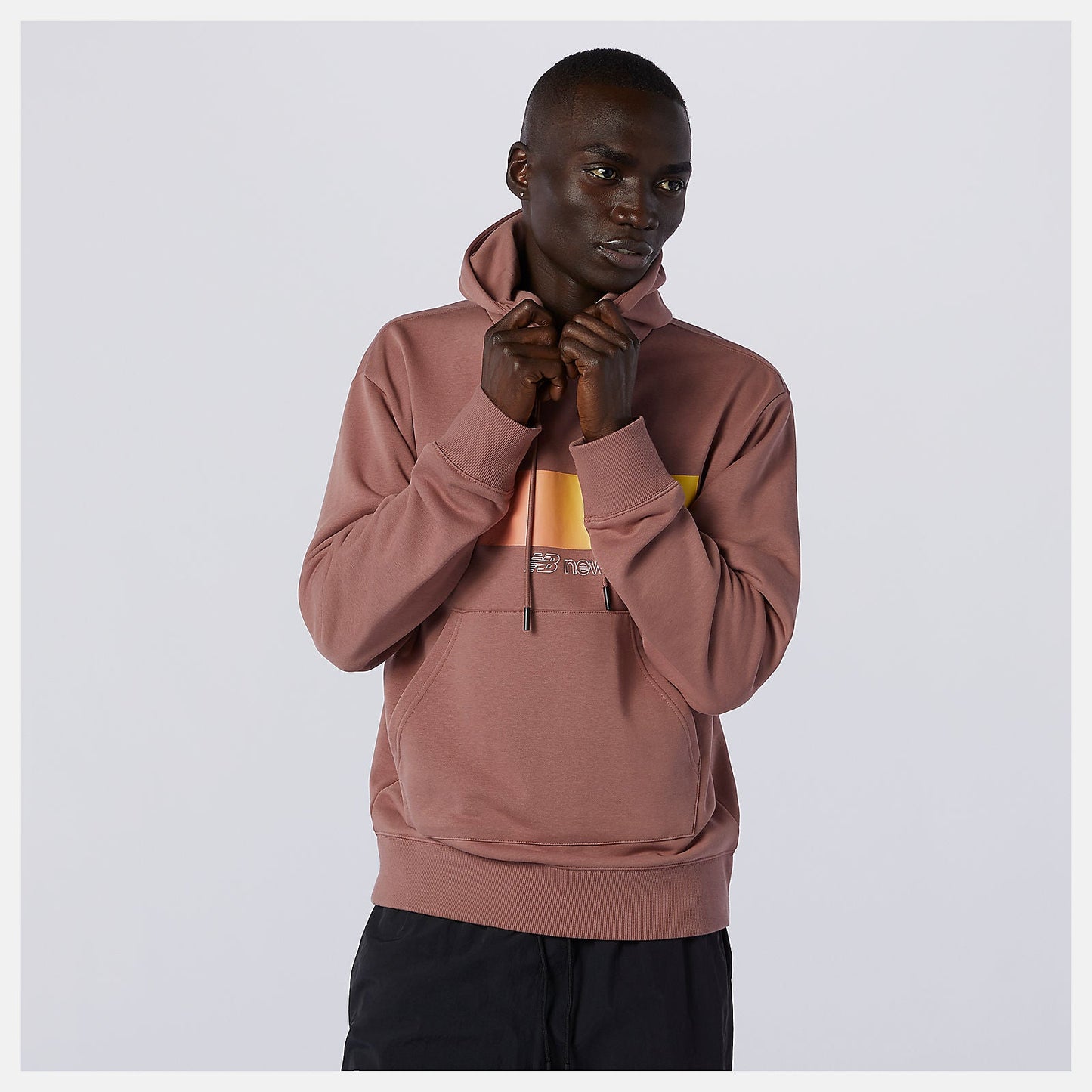 NB Sport Style Optiks Hoodie | New Balance Clothing Red - Men